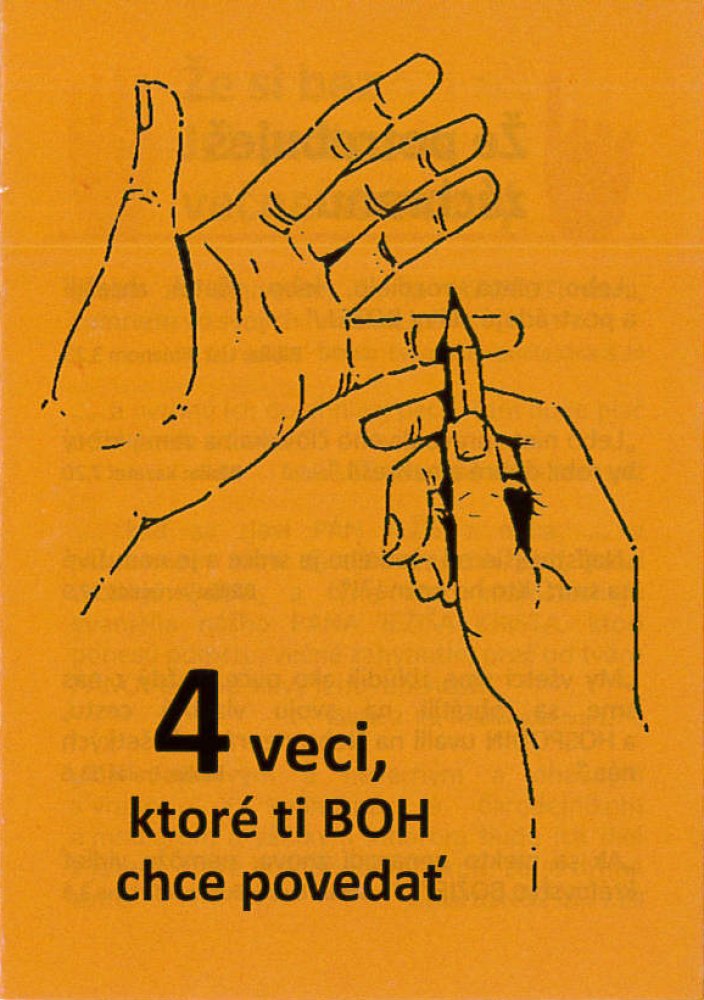 4 Dinge, die Gott dir sagen will - Slowakisch