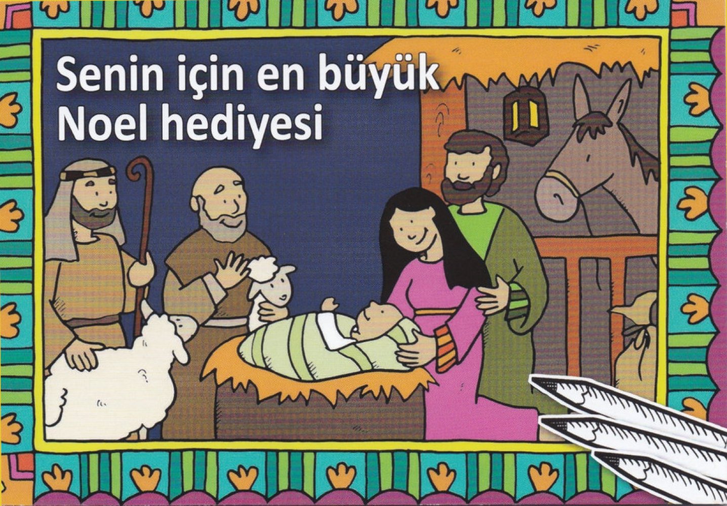 Ausmalheftchen f�r Kinder Weihnachten - T�rkisch