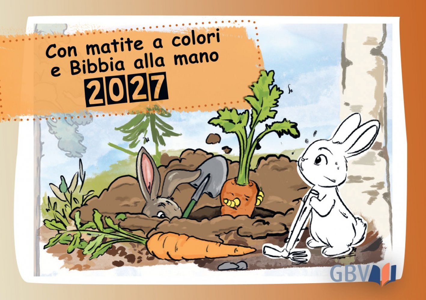 Ausmalkalender f�r Kinder: Mit Stift und Bibel - Italienisch