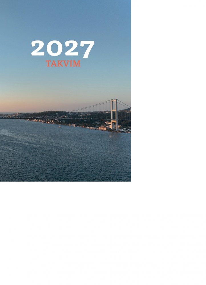 Buchkalender Takvim 2027 - T�rkisch