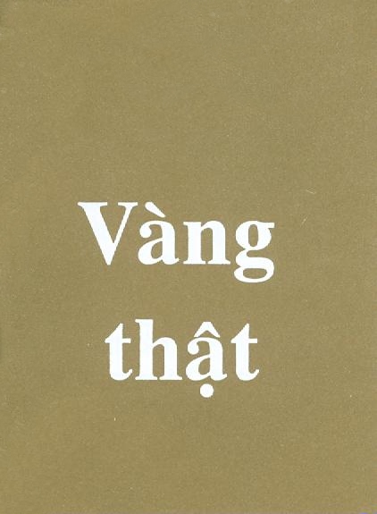 Echtes Gold - Vietnamesisch