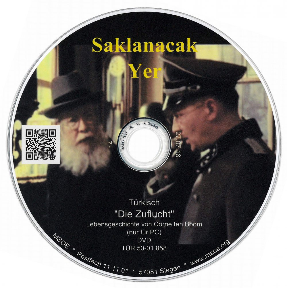 Film (DVD): Die Zuflucht - von Corrie ten Boom - T�rkisch