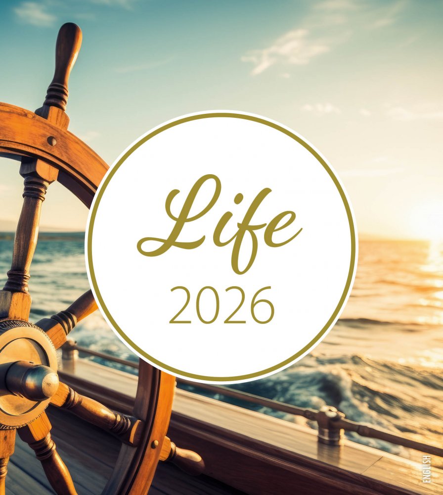 Monatskalender-LEBEN Spruchkartenkalender Life - Englisch