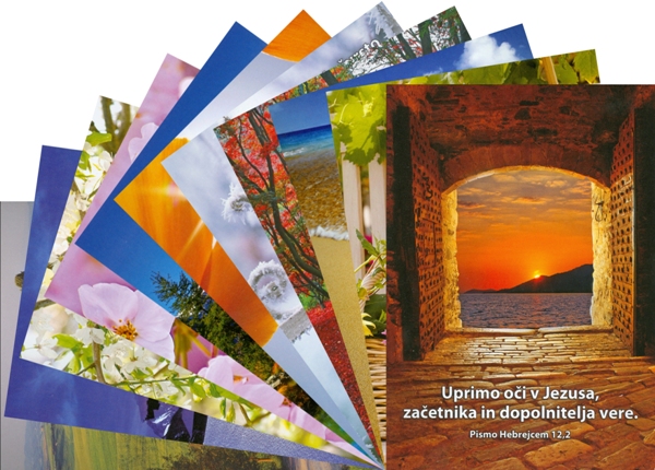 Postkarte mit Bibelvers - Englisch