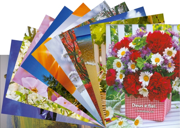 Postkarte mit Bibelvers - Persisch