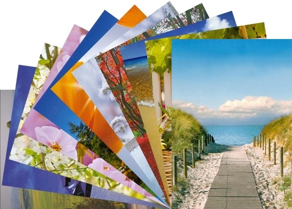 Postkarte mit Bibelvers - Tschechisch
