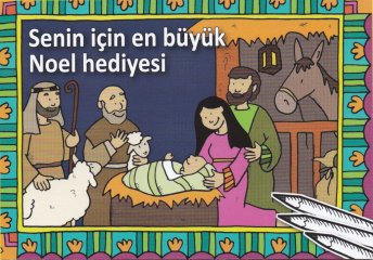Ausmalheftchen f�r Kinder Weihnachten - T�rkisch