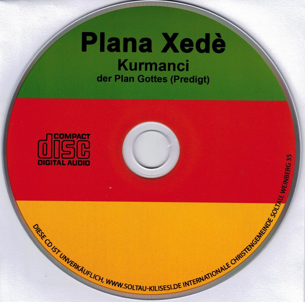 Vortrag + Musik (Audio-CD): Der Plan Gottes - Kurdisch-Kurmandschi
